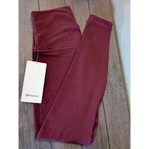Lululemon Align 28" Legging Garnet High Rise size 8 NWT
